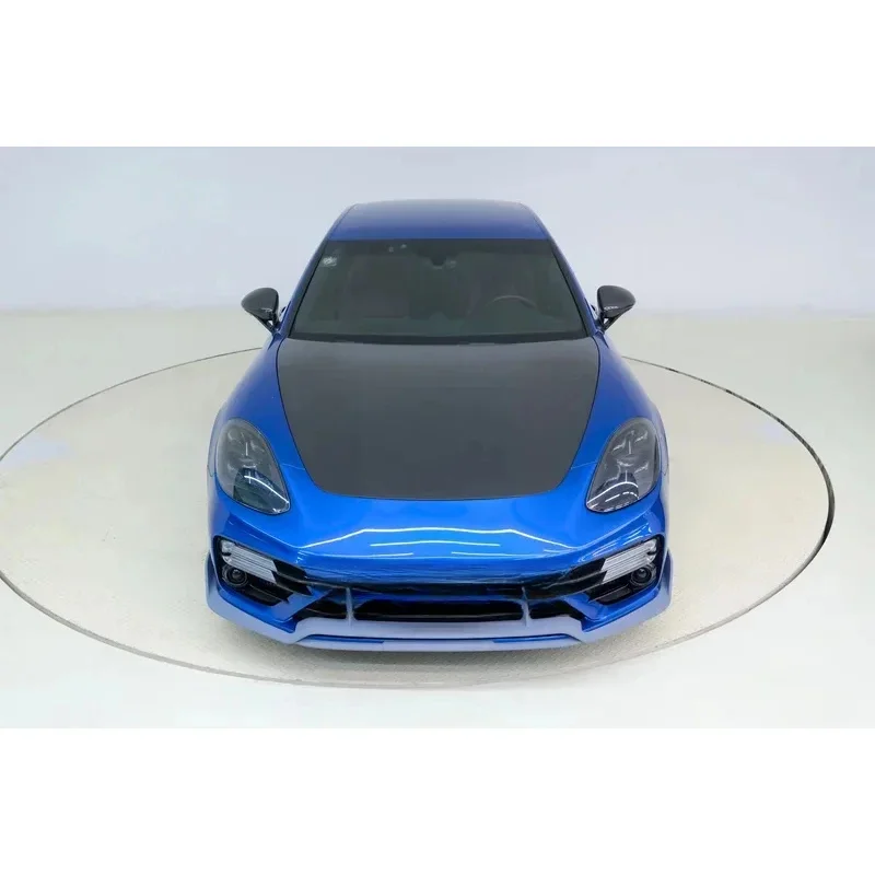 KQX High Quality  Carbon Fiber Engine Hood P 971 OE Kburning Bumpers and Hoods
