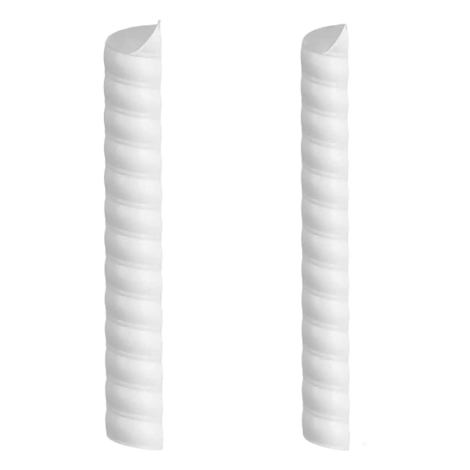 Spiral Tree Trunk Guard Plastic Bark Protector Sleeves for Protecting Saplings from Deer and Mowers