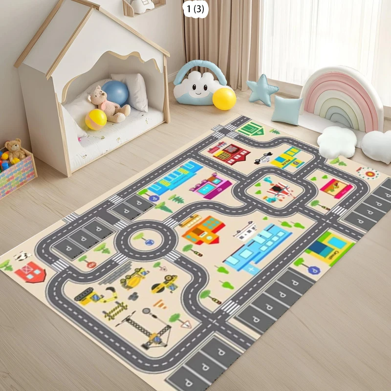 City Road Track Print Area Rug - Commercial Road Printing recension och pris