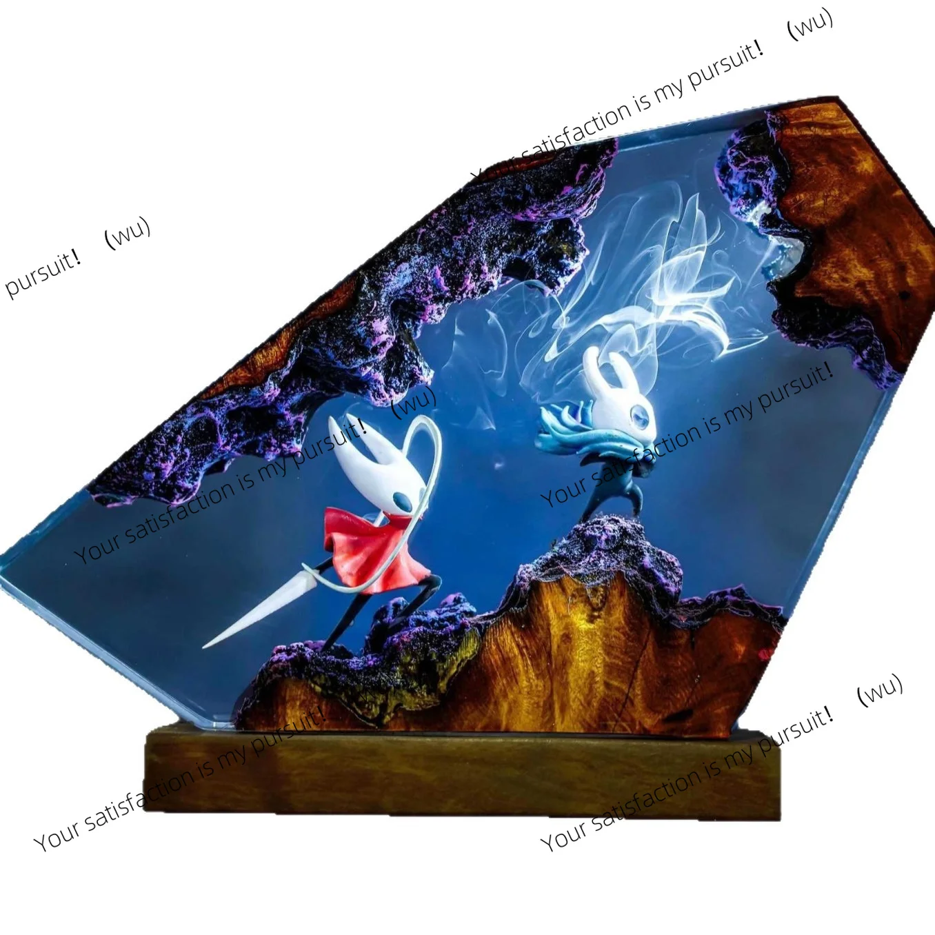 For Friends Father's Day Present Epoxy Resin Lamp Desktop Ornament Night Light Creative Decoration Gift