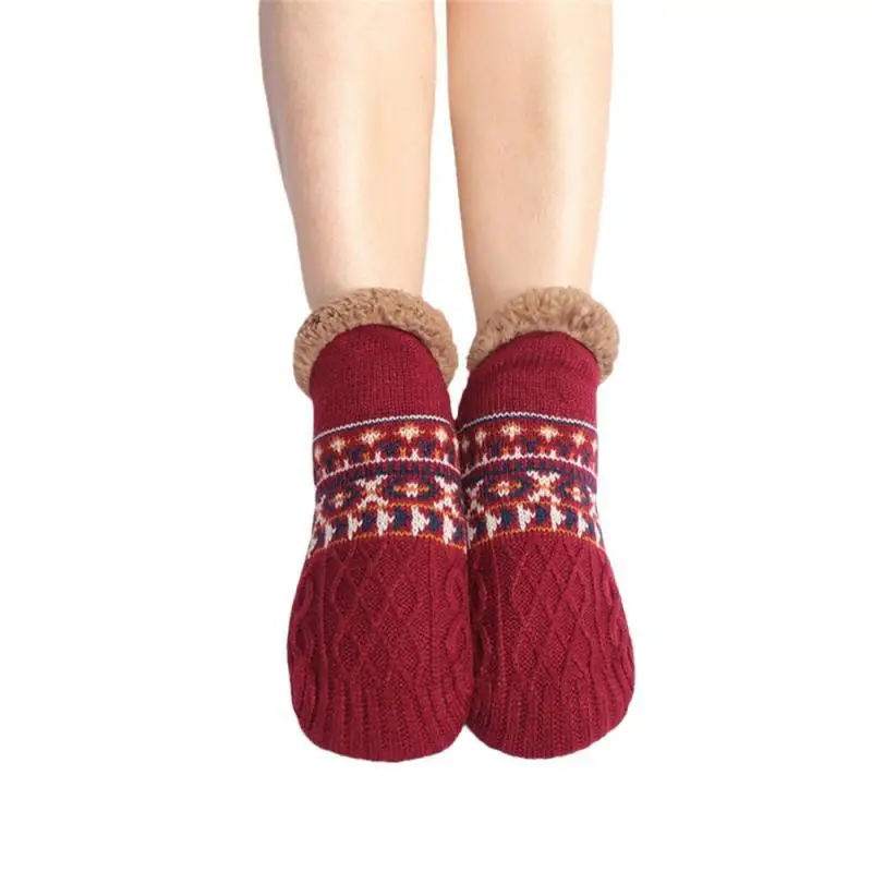 Fall And Winter Floor Socks Home Warm Women Men Socks Snow Socks Sleep Carpet Socks Slippers Socks Men Non-slip Yoga Socks 2025