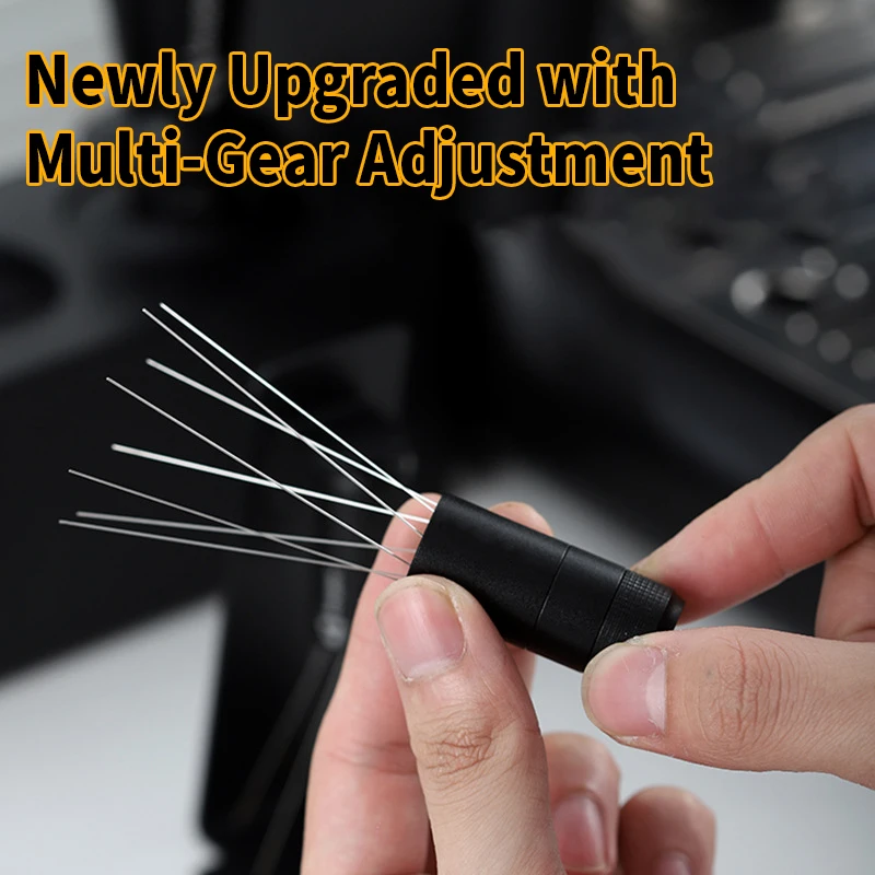 Picture 4: OANKR WDT Tool Espresso Distribution Tool with Magnetic Stand Adjustable Coffee Needle Stirrer Coffee Accessories Barista Tools