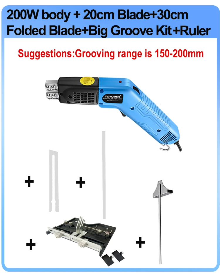 Air Cool Hot Knife Foam Cutter Tool Machine Steken Groef Piepschuim Polystyreen Stof Touw Cutter Elektrische Verwarming Heet Mes