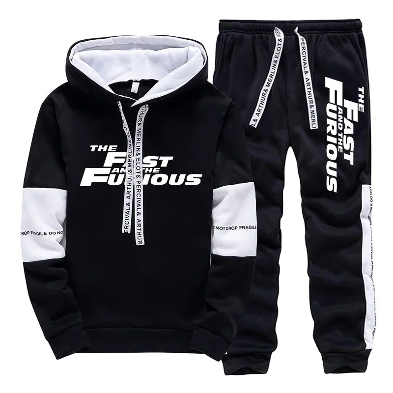 Bluzy męskie Bluzy z kapturem Długie rękawy Codzienna jesienno-zimowa moda Sport Casual Wygodne gorące spodnie dresowe męskie