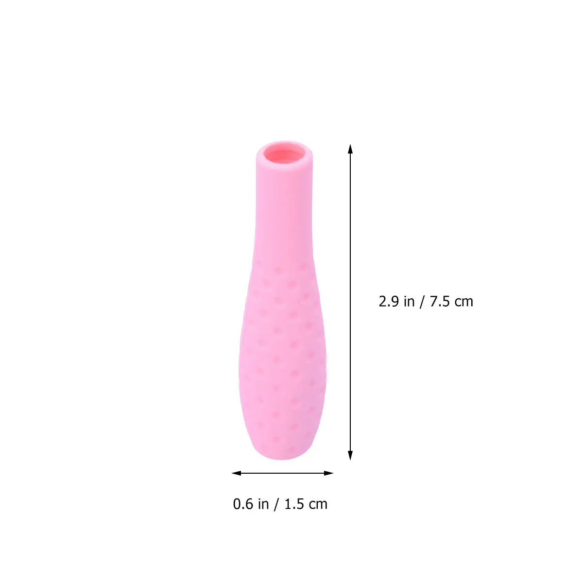 Silicone Stylus Grip Holder Lightweight Dust-Free Coating Scratch Shock Protection For Pencil Pink Compatible Touch