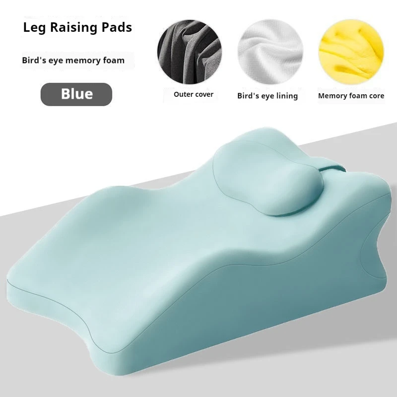 Lightweight Memory Foam Knee Pillow for Sleeping - Improve Posture Bed & Travel Cushion Accessory for Indoor Office And Home Use