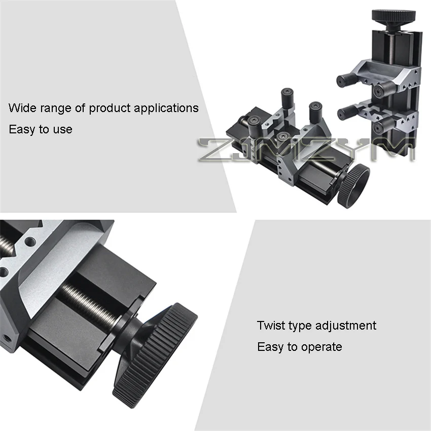 Imagem -04 - Pequeno Mini Alicate de Auto Centralização Desktop Precision Fixture Alicate de Nariz Plano Workbench Portable Vise 68 mm