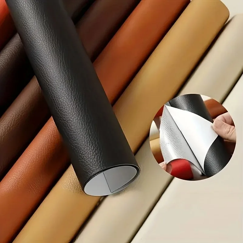 1pc 30x137cm Self Adhesive Leather Repair Patch for Sofa Heavy Duty Leather Adhesive Tape Sticker for Couch Furniture Renew