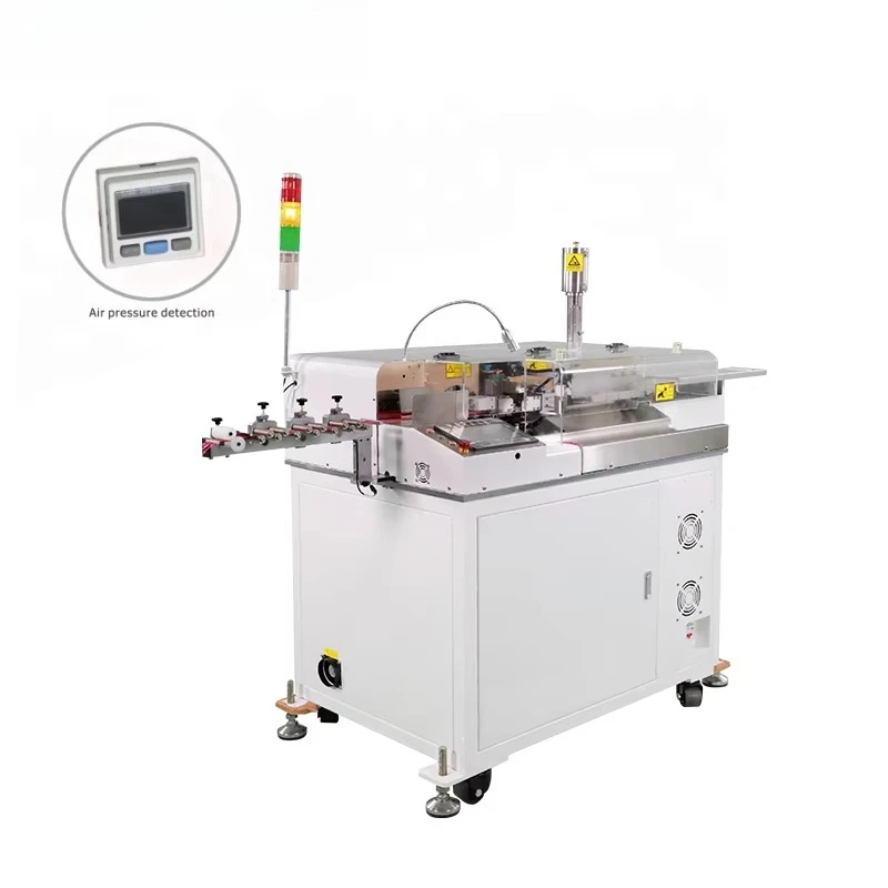 EW-22F Factory Made Fully Automatic Cable Wire Cutting Stripping Twisting Crimping Soldering Wire Tinning Machine