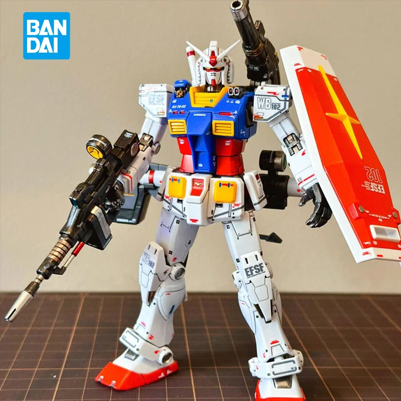 

Bandai Gundam ModelGTOOriginal Gundam1/144New Mark Rabbit Warring States Heresy Assembly Mecha Model Toy（Bracket+Water Sticker）