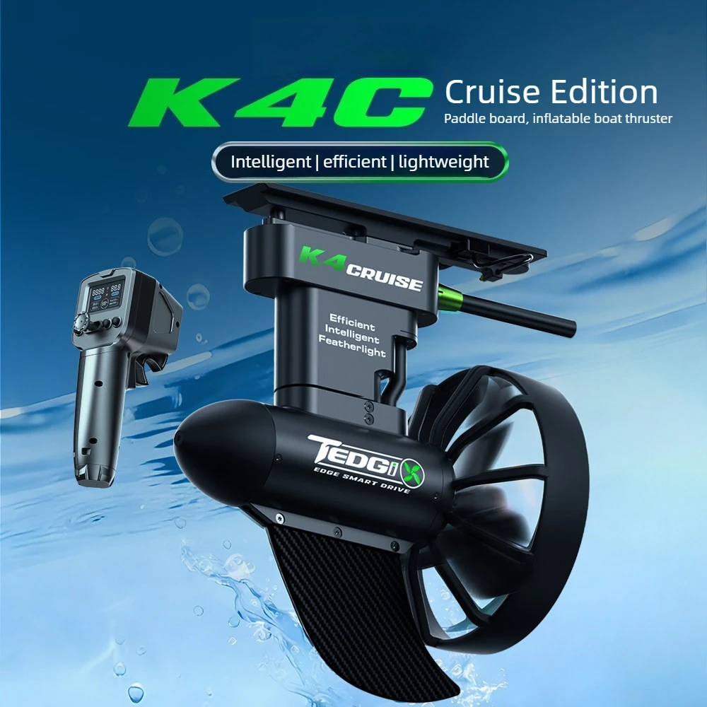 

Электрический подводный движитель K4C/S, тяга 10 кг, 400 Вт, 19-25 В, 10 км/ч, для падлбордов, рыболовных лодок, дайвинга, с дистанционным управлением