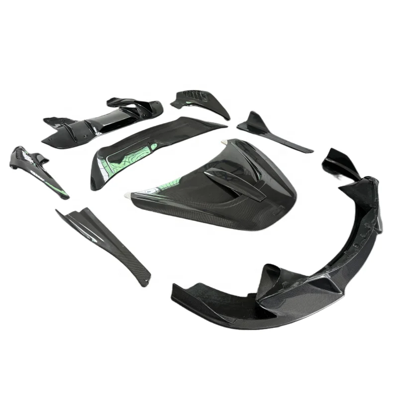 

Для McLaren 720S: Комплект обвеса V-стиль из карбона – передний сплиттер, боковые юбки, диффузор бампера, задний спойлер, накладки на крылья