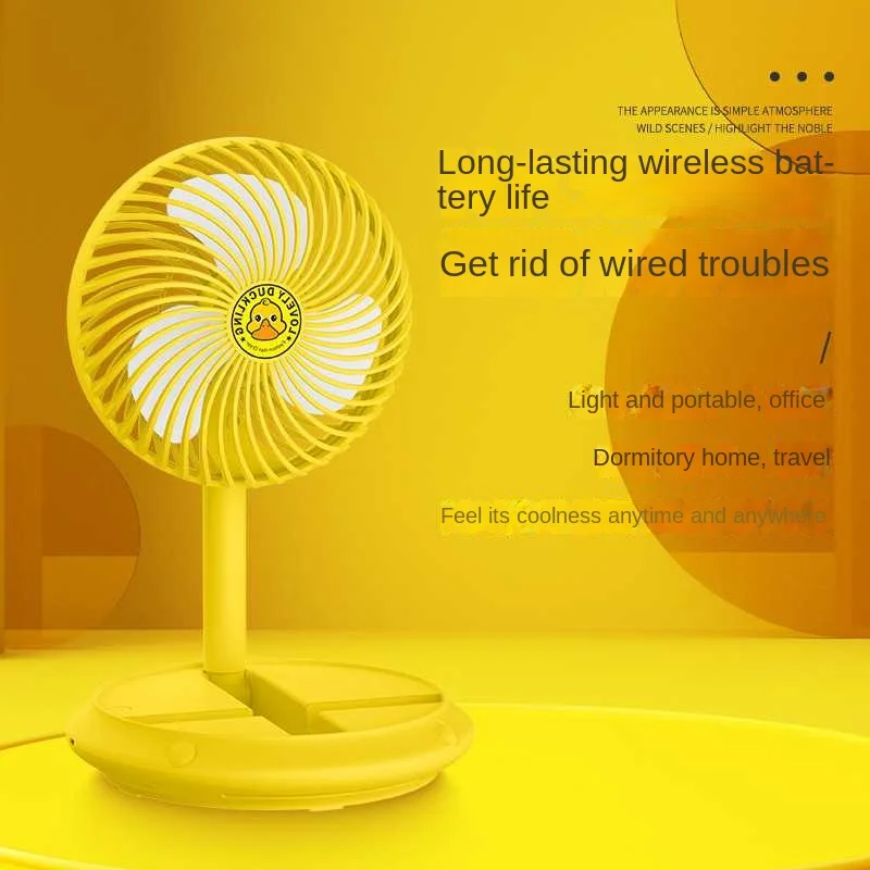 

New Retractable Folding Small Fan USB Charging Portable Mini Desktop Fan For Home Outdoor Silent Folding Electric Fan