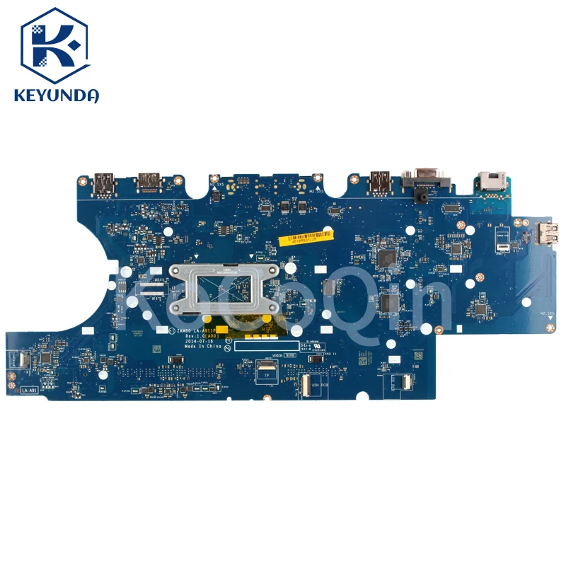 Imagem -06 - para Dell Latitude E5550 Notebook Mainboard La-a911p i3 i5 i7 5th Gen 0m5hv7 0w4ctj 0k9d27 Placa-mãe do Portátil