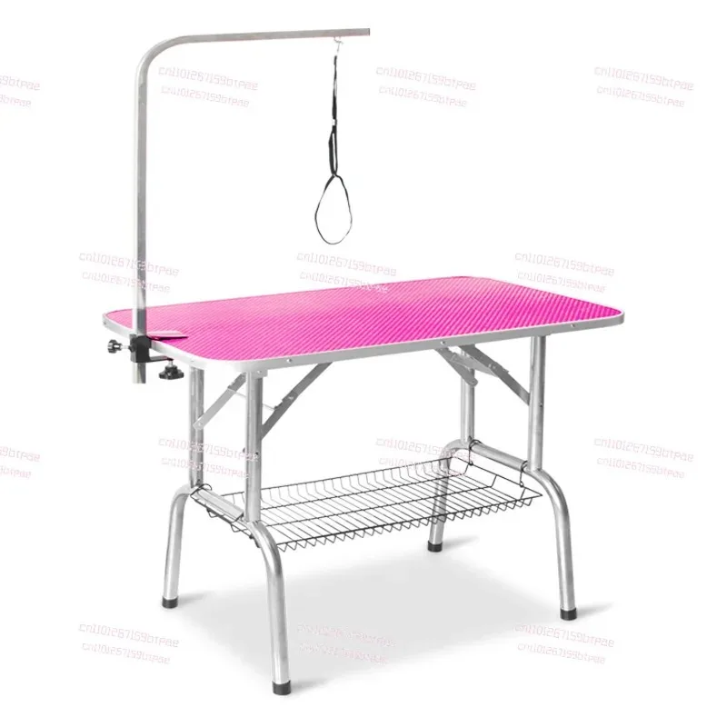 Portable Non-slip Grooming Table Pet Grooming Table Household Dog Grooming Table Size Stainless Steel Folding