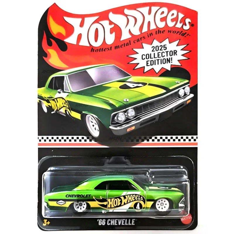 

Mattel Hot Wheels Collector Edition 66 Chevelle 1:64 Scale Full Metal Zinc-Plated Chassis Die-Cast Cars