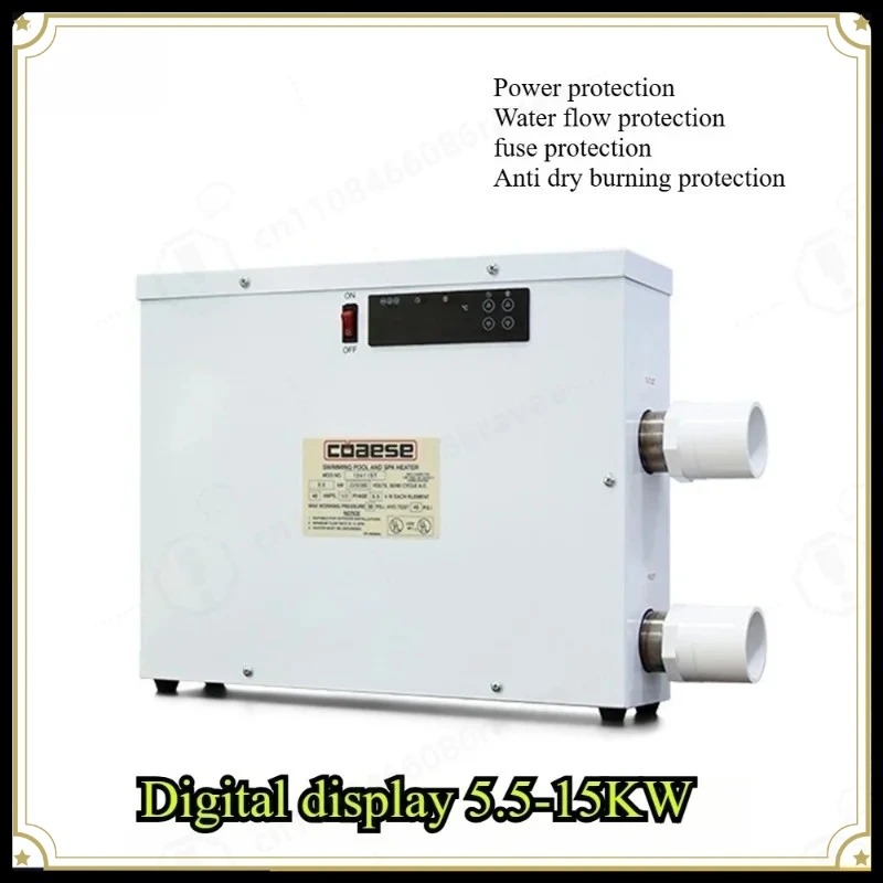 5.5-18KW Bathtub Heater Temperature Controller Digital Thermostat for Small SPA Bathtub Thermostat Temperature Controller