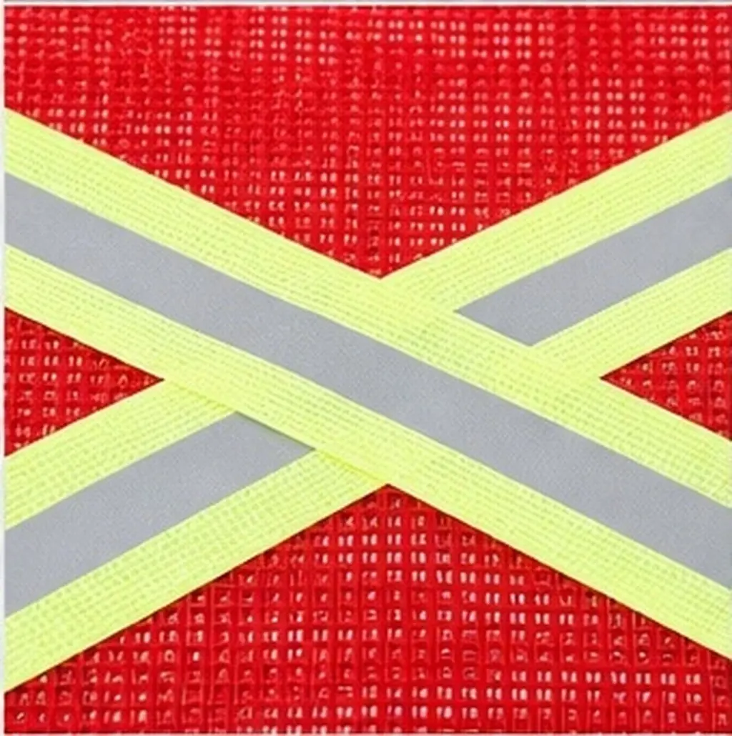 2Pcs Truck Safety Flag For For Car Trailer Truck Drivers Reflective Flags High Visibility Mesh PVC Outdoor Warning
