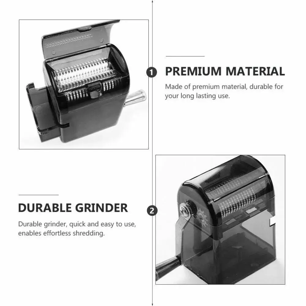 عالية الجودة دليل كرنك التبغ طاحونة مع صندوق تخزين قاطع الأعشاب كسارة السجائر مولر التقطيع أدوات التدخين الرجال الهدايا