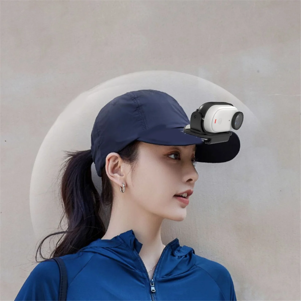 For Insta360 Go 3 Cap Easy Clip Mount Hat Clip Quick Release Clamp Magnetic Frame Fixed Holder Sport Camera Accessories