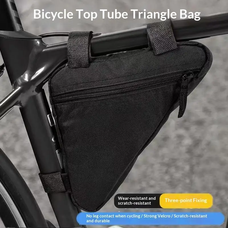 Bicycle Triangle Frame Bag 1Pcs Convenient Storage Pouch for Cycling Essentials and Tools