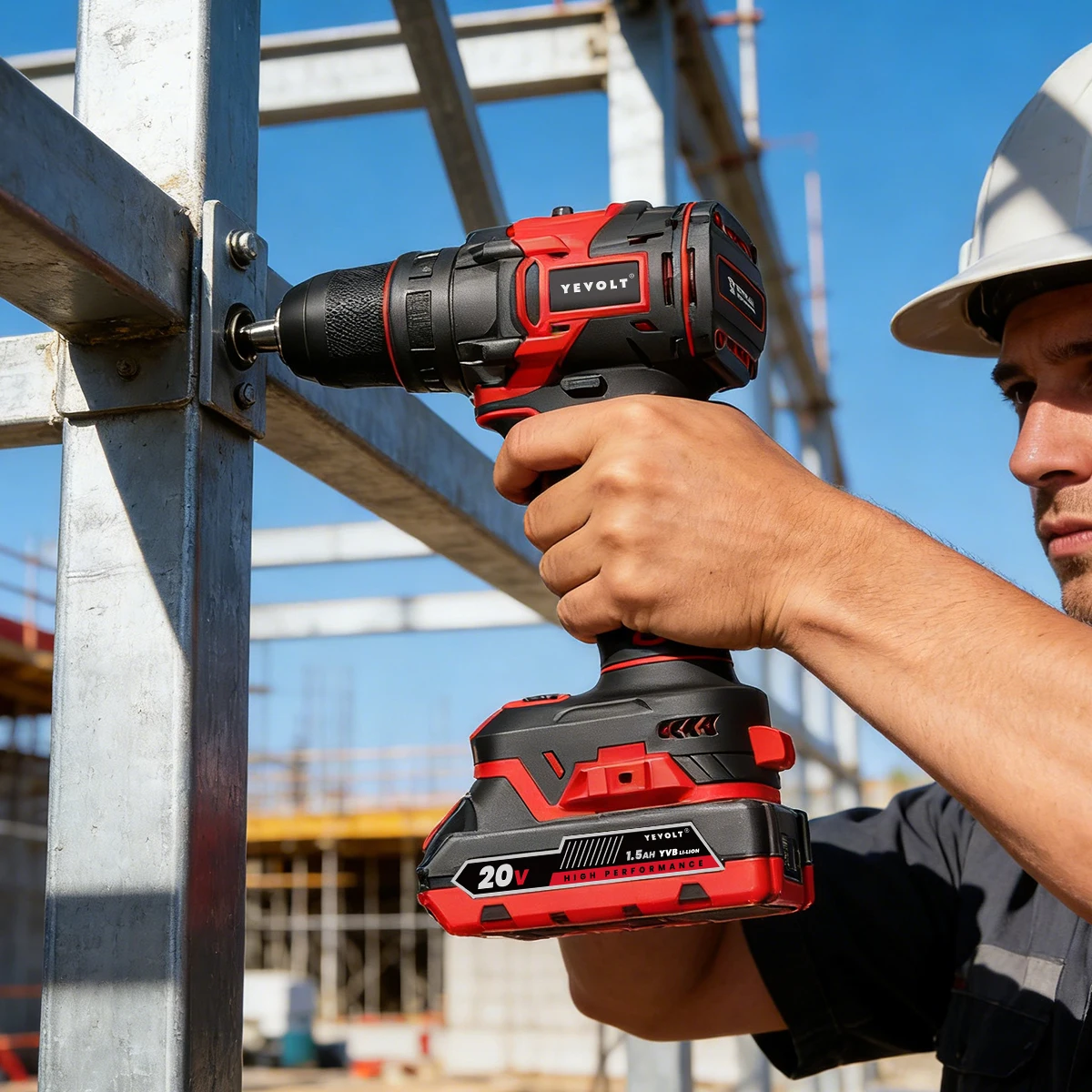 

Аккумуляторная бесщеточная дрель-шуруповерт 20 В, 50 Нм, 2 скорости, ударные/обычные модели, 1500 мАч, 2000 мАч, аккумулятор, прорезиненная ручка, светодиодный рабочий фонарь