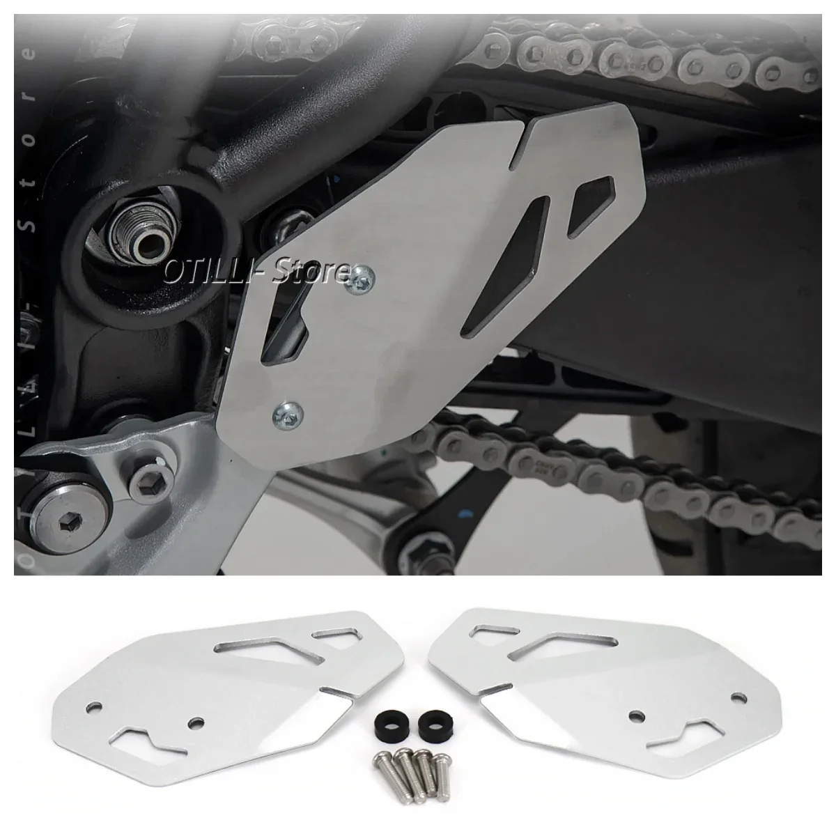 Motorcycle CNC Aluminum Rear Brake Master Cylinder Guard For TIGER900 Tiger 900 GT/GT PRO/RALLY/RALLY PRO Heel Protective Cover