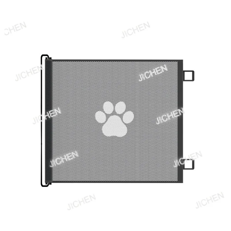 

Автоматический выдвижной забор для дверей домашних животных, забор для собак и кошек, изолирующая сетка для внутренней лестницы, прохода, безопасная сетка без перфорации