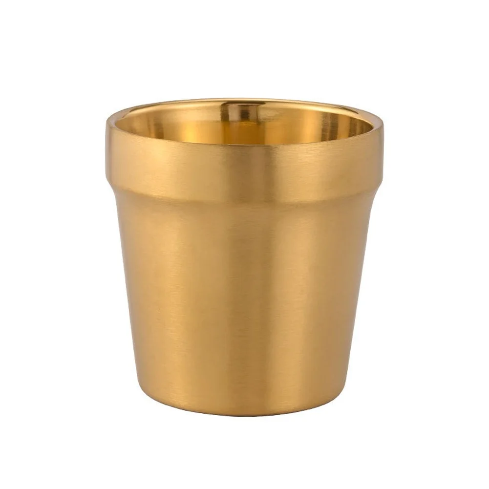 Robust Double Walled 304 Stainless Steel Cup Designed for Repeated Use Without Degradation in Appearance or Integrity