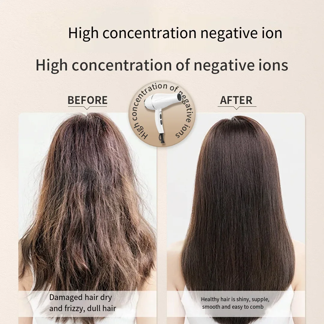 Professional Hair Salon Special Hair Dryer Large Blowing Force of 2300w High power Constant Temperature Negative Ion Hair Dryer