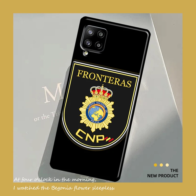 Spain National Police Logo Case For Samsung Galaxy A54 A34 A21S A12 A22 A32 A52 A72 A13 A33 A53 A73 A51 A71 A14 Cover