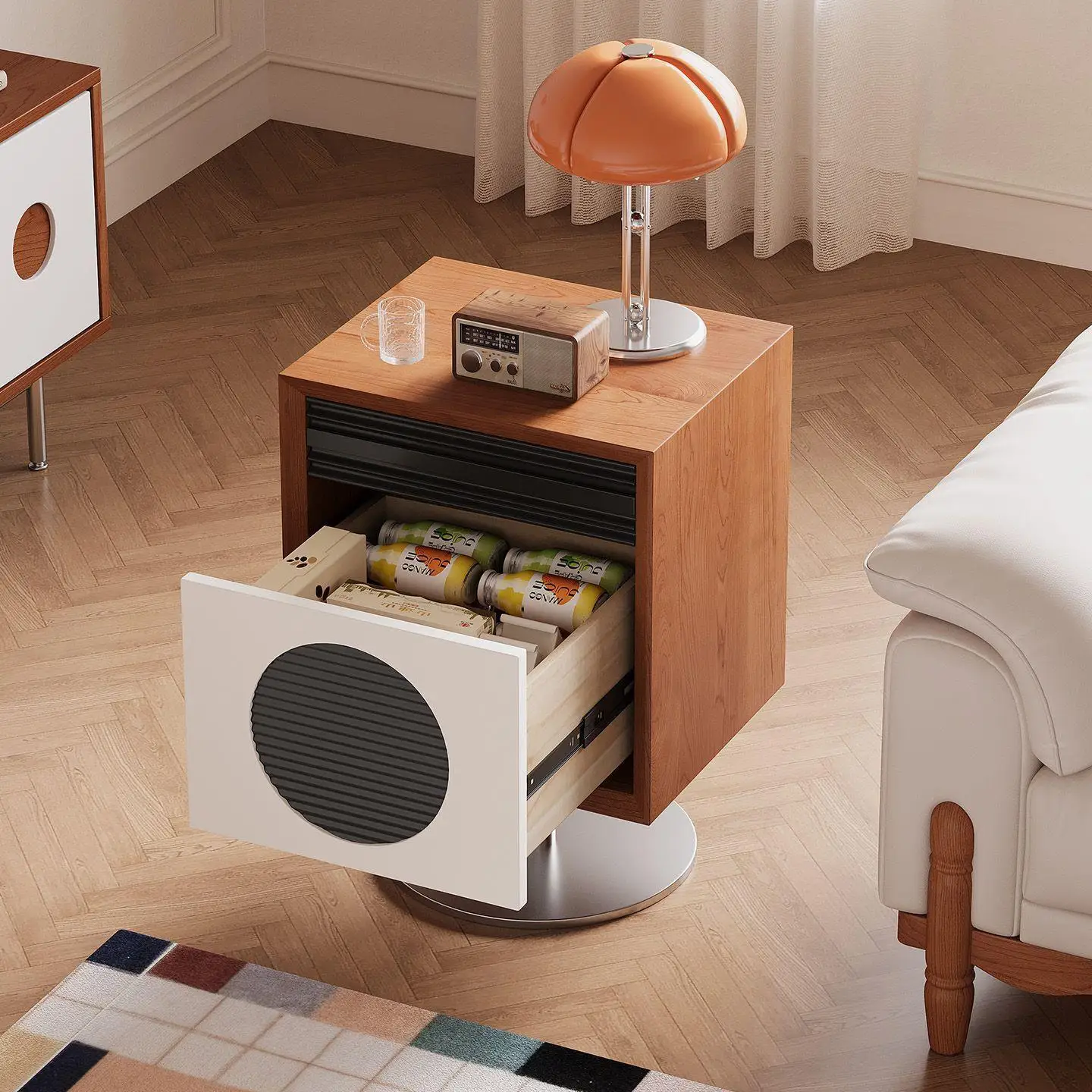 

bedside table Ram side cabinet storage sofa chest cabinet bedside table bedside table