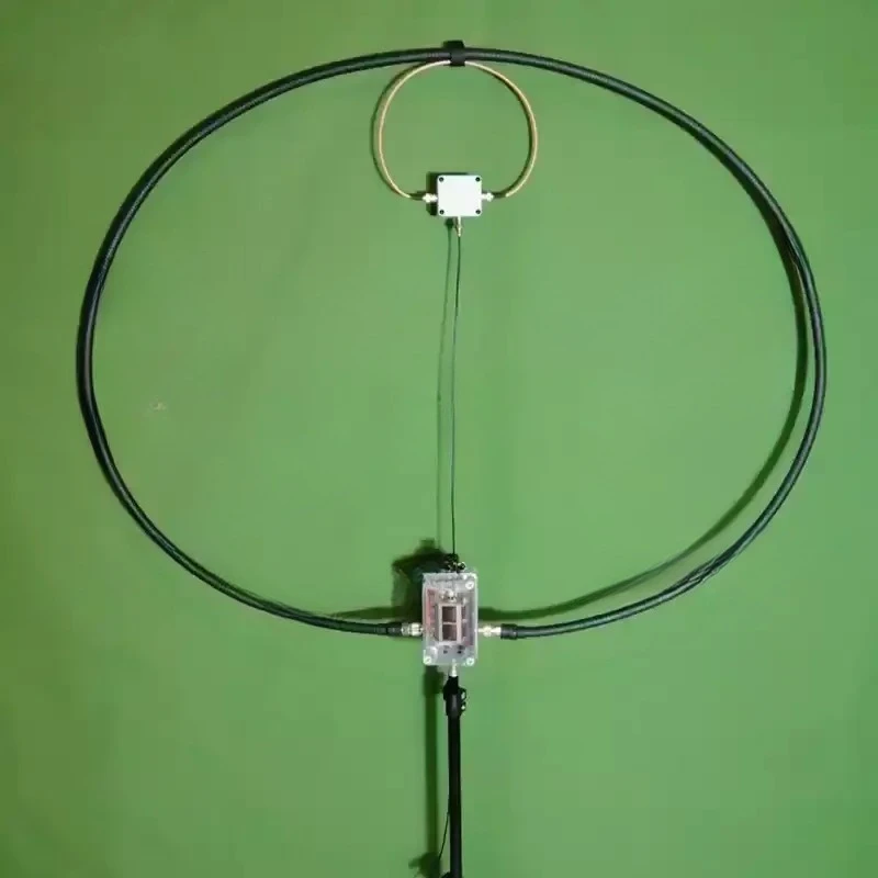 New High-Quality MRA-QRP Small Loop Antenna - 20W for Shortwave HF Radio (Compatible with IC-705/FT-818/FT-817)