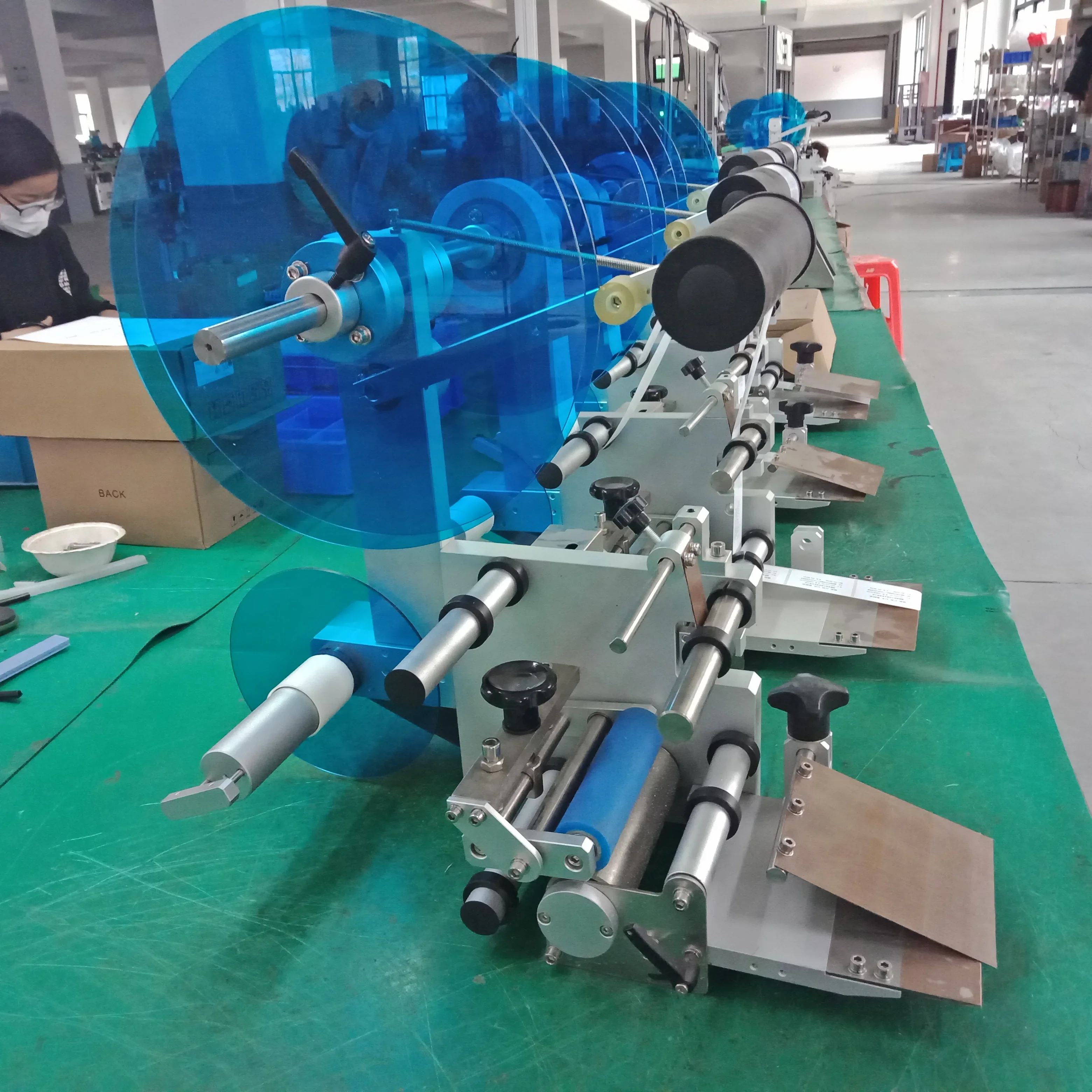 NY-816 Fujian Nanyun Labeling Machine & Code Printing Device & Hole Punching Machine Flat Surface Labeling Machine 24 Meters/min