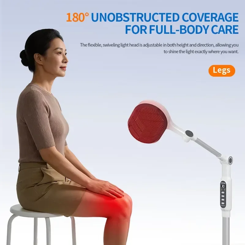 FY Adjustable Thermotherapy Floor Lamp, Whole Body Physiotherapy for Muscle Joint Pain Relief Home Salon Use