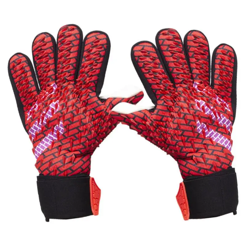 Soccer Goalkeeper Gloves Non-Slip Wear-Resistant Professional Keeper Gloves Adults Breathable Flexible Soccer Gear Fit Your Palm