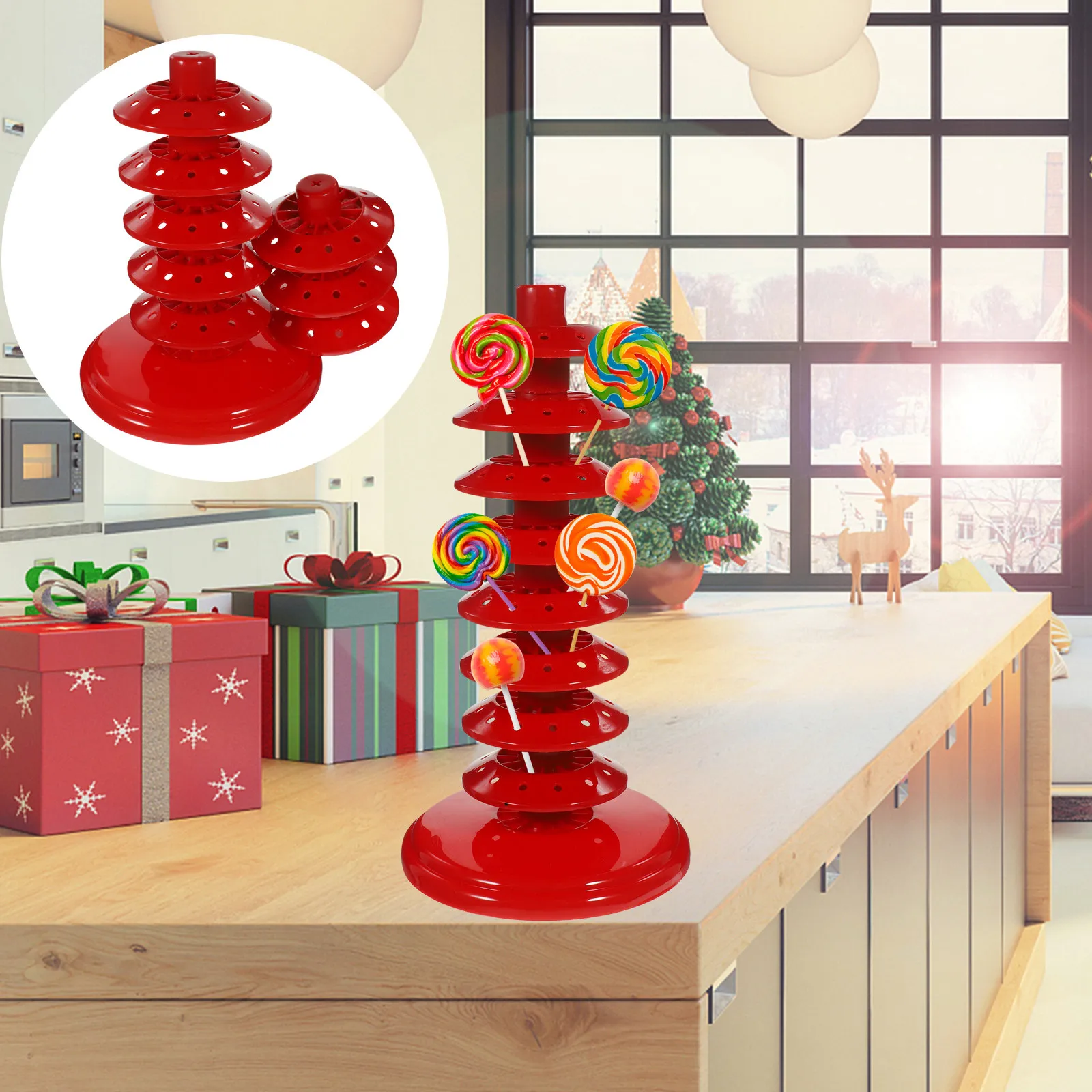 Pop Display Shelf - Многоуровневая подставка для леденцов из прочного