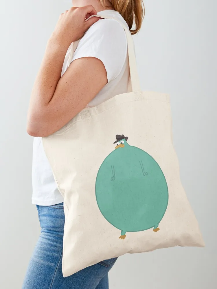 

Perry The Platypus Tote Bag shopper bag women canvas sacs de shopping tote bags men large size bags