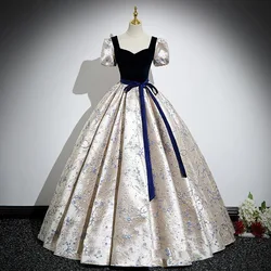 Customized New Design Ball Gown Women Evening Dresses Short Sleeves Prom Party Gowns Formal Vestido De Noiva robes de soirée