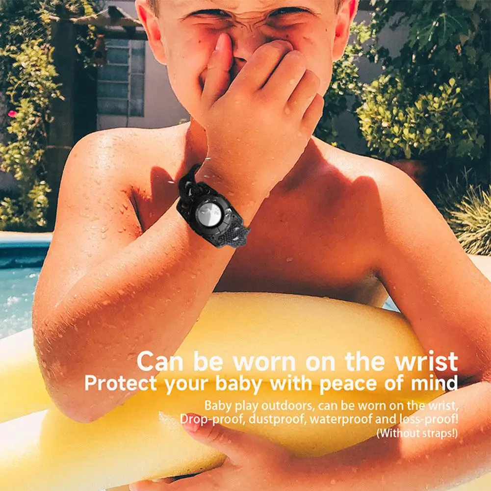 غطاء كامل 360 درجة مقاوم للسقوط لهاتف أبل، حافظة مقاومة للماء للكلاب والقطط والحيوانات الأليفة لحقيبة Airtags