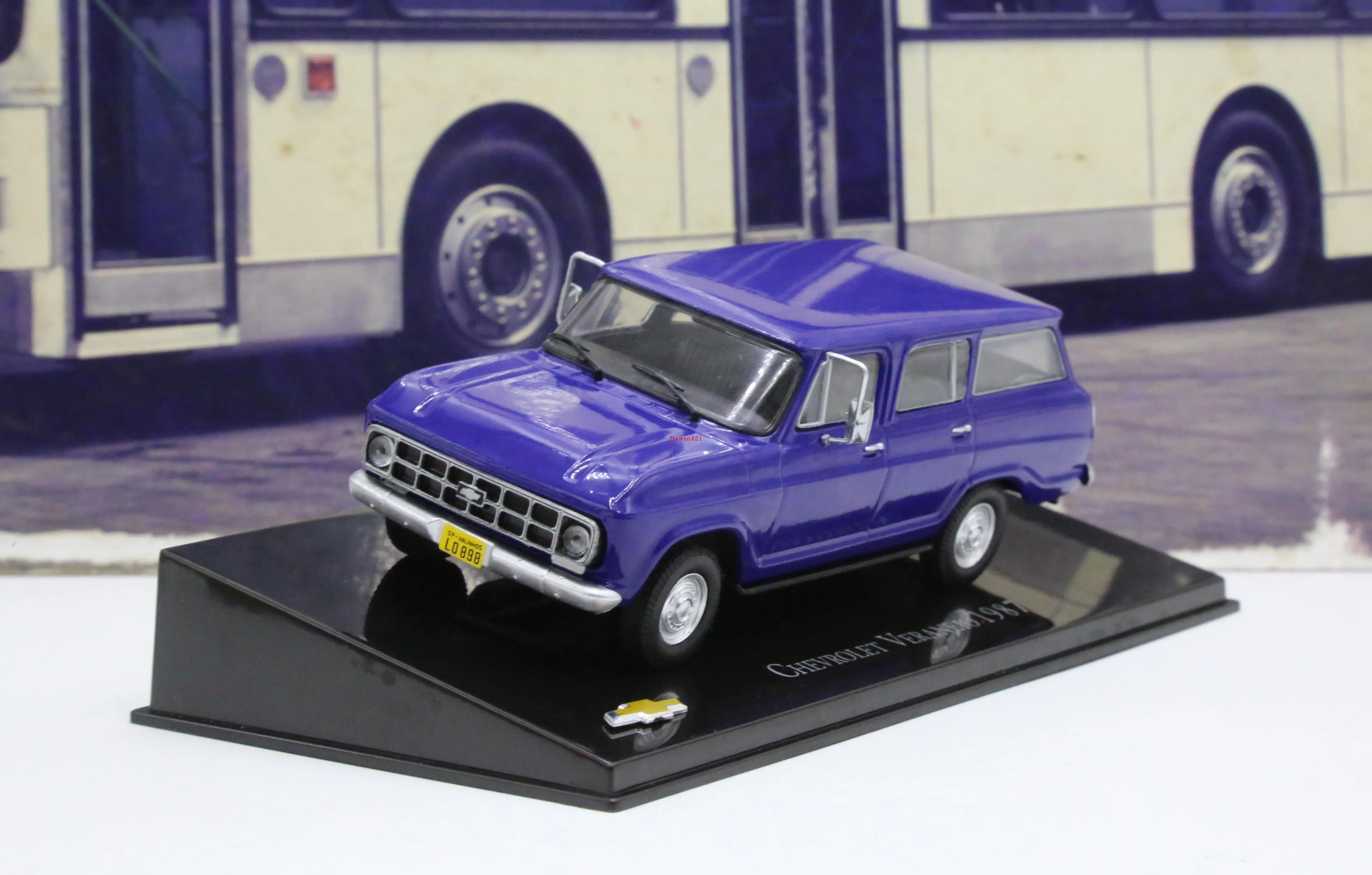 

1:43 IXO CHEVROLET VERANEIO 1987 High Simulation Alloy Car Model Collectible Toy Gift Souvenir Display Ornament