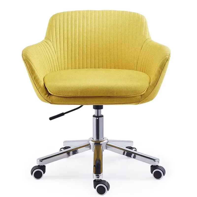 for Luxury Office Meeting Room Chairs Fabric Leisure Chair Design for Home Use with Wheels