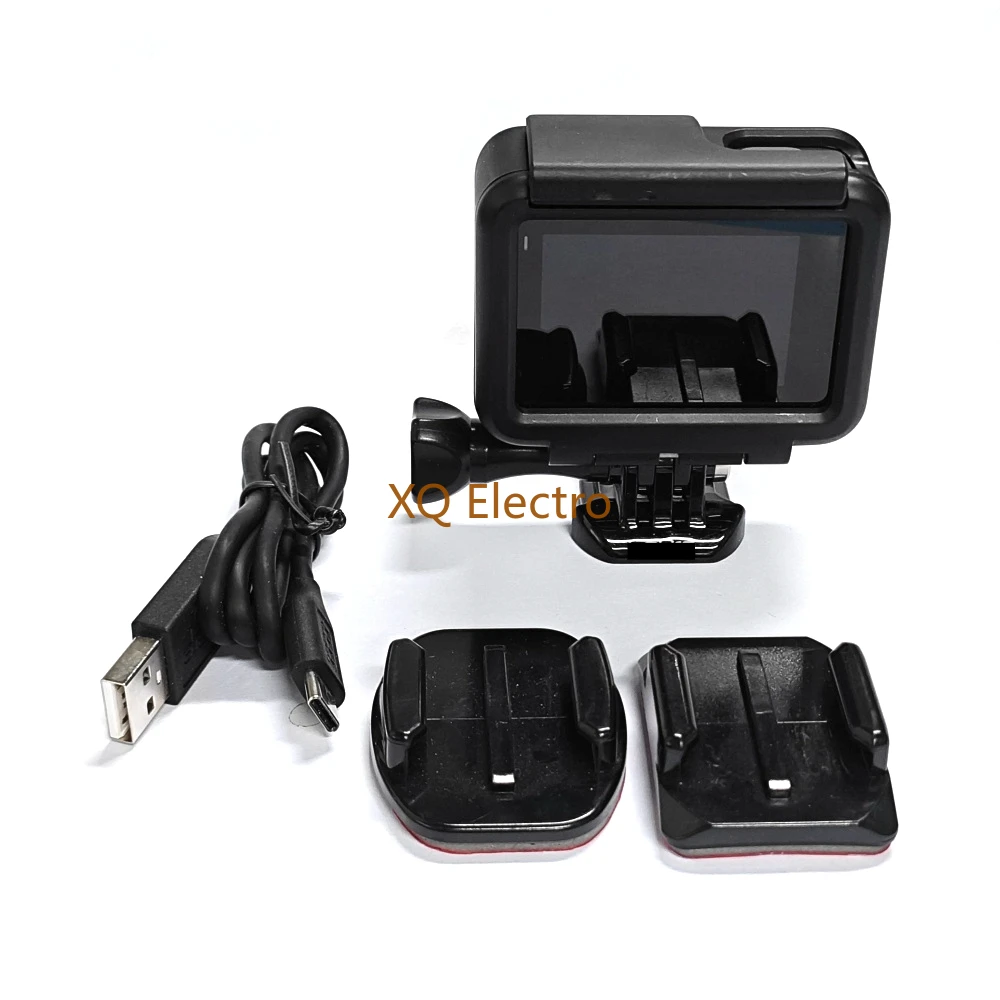 

A Set for Gopro Hero 7 Silver Sport Camera with Outer Frame Shell Case Charging Data Cable Screw Can Connect Wifi