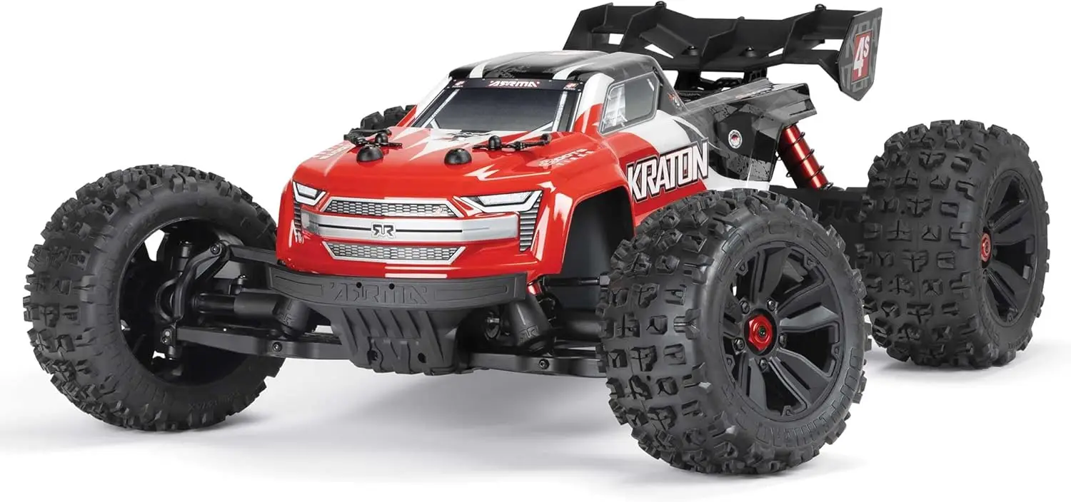 

1/10 Scale 4WD 4S Speed Monster Truck, Ready-to-Run, Red (Battery and Charger Not Included)