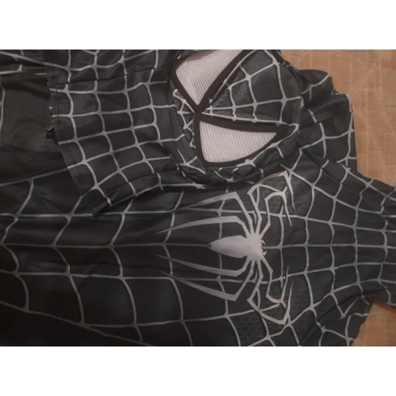 Halloween Men  Black Raimi Cosplay Costume Venom Symbiote Raimi Suit Zentai Bodysuit Adults Kids