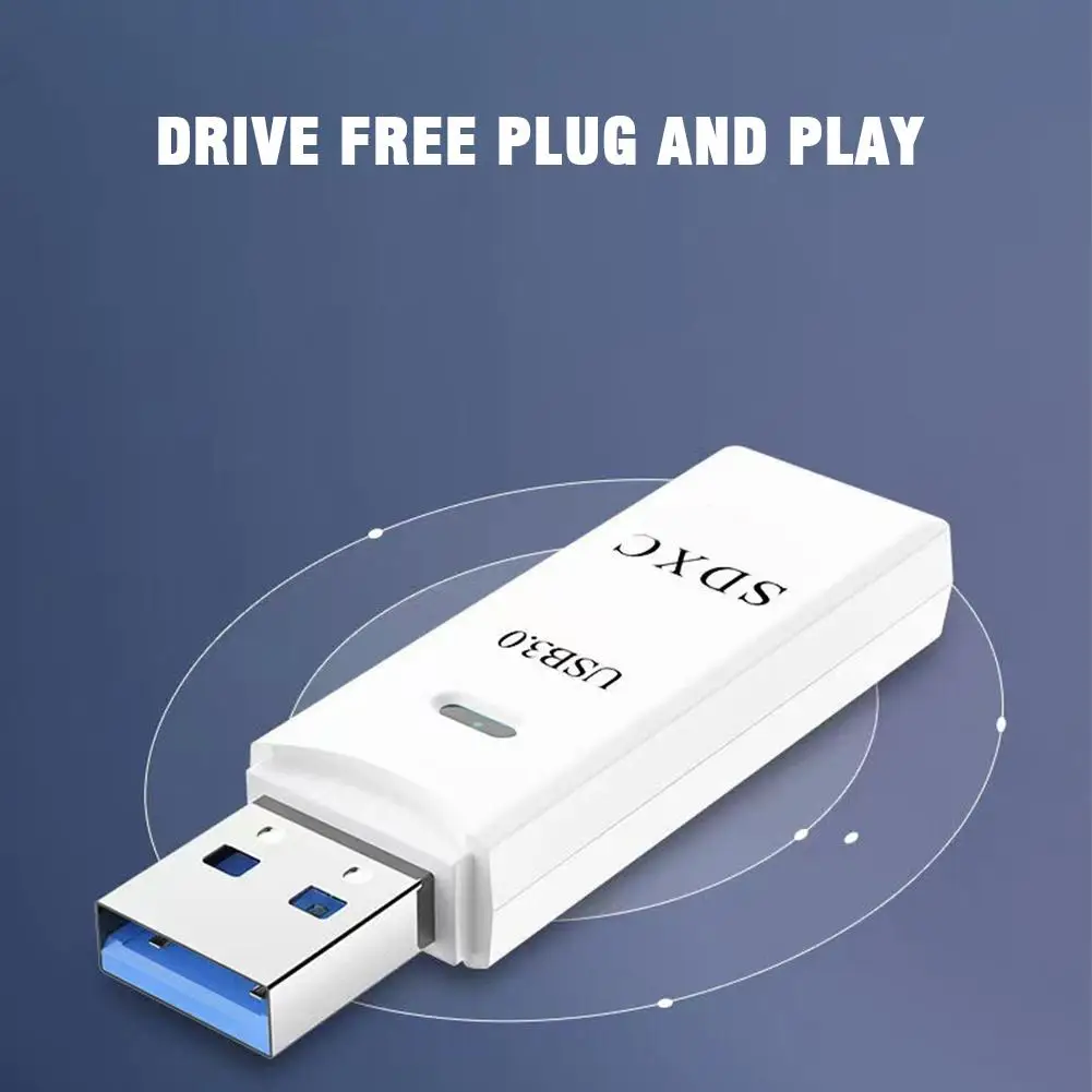 USB 3.0 Card Reader Mobile TF Camera SD 2-in-1 High Speed 3.0 Card Reader Plug And Play Adapter