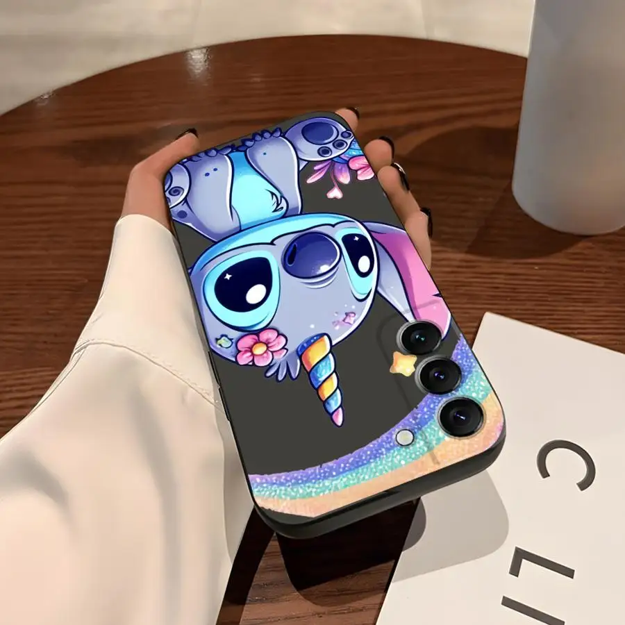 Disney Stitch Cute Funny Case for Samsung Galaxy S23 FE S22 S25 Ultra S24 Plus S25+ S20 S9 S21 S24+ Soft Back Phone Cover