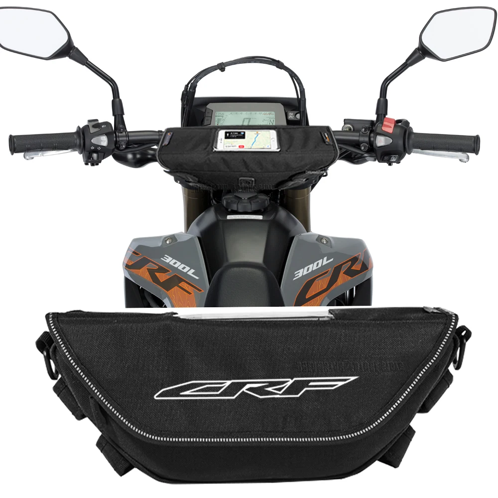 

For CRF250L/CRF250L Rally CRF450RL CRF450L CRF300L CRF 250 300 450 L CRF250M Waterproof motorcycle handlebar travel navigation b