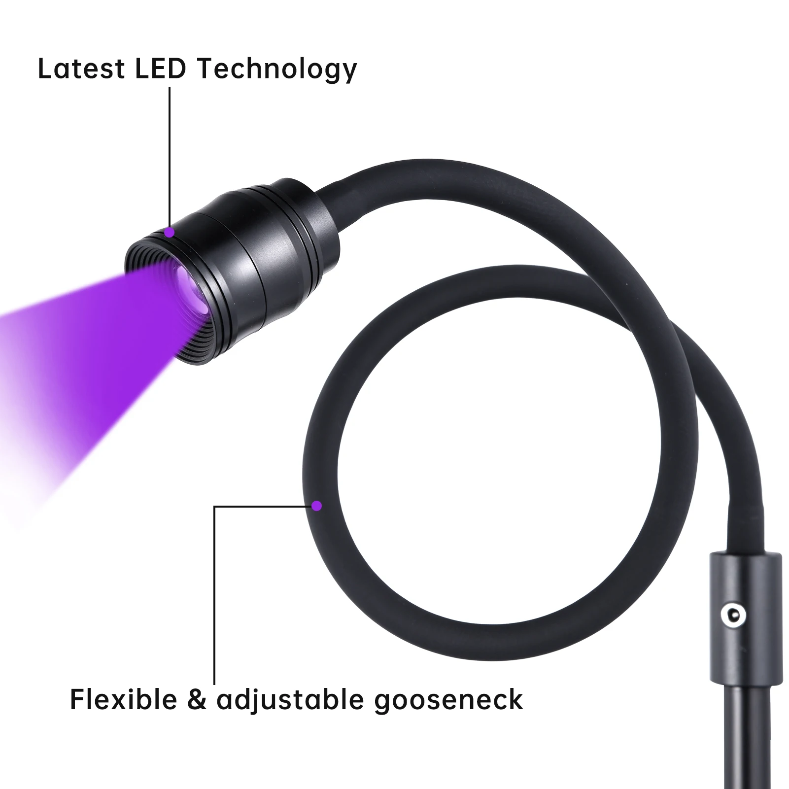 لاش تمديد ضوء LED رمش مصباح لملحقات رمش الأشعة فوق البنفسجية لاش الغراء نظام ، دواسة القدم التحكم الطابق الإضاءة