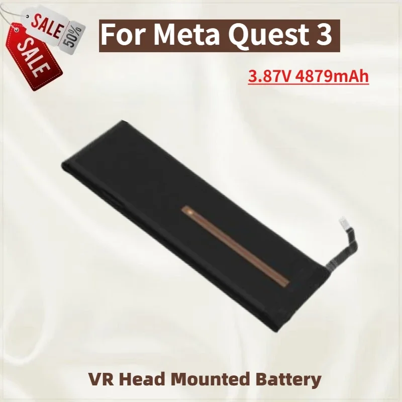 

Аккумулятор повышенной емкости 3.87V 4879mAh для VR-гарнитуры Meta Quest 3, новый сменный аккумулятор